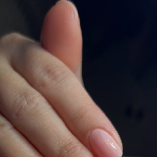 Natuurlijk roze BIAB in de kleur BIAB Juliet